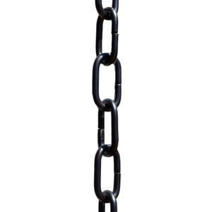 Monarch Rain Chains Aluminum Trad Link Black Rain Chains for Gutters 8.5 ft Black Decorative Rainchain Outdoor Durable Heavy Duty Gutter Chain Downspout, Modern Rainchains for Outside
