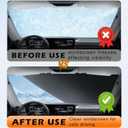 Windshield Cover for Ice and Snow,Frost Guard Windshield Cover|Embedded Magnets Windshield Cover|Waterproof Windshield Snow Cover|Windshield Frost Cover Fit for Cars,SUVs|Car Accessories for Winter