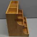 Theodore Tea Bag Organizer Wooden Tea Organizer and Storage for Home, Kitchen, Office 180 Tea Bag Holder - Vertical Display Tea Box. Also for Coffee Pods, Sugar, Sweeteners and Creamers.