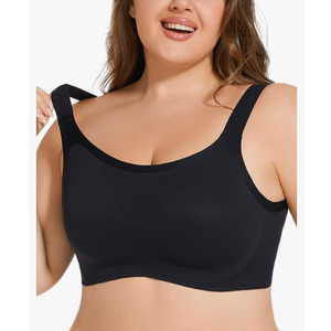 Full Coverage Padded Minimizer Bras Wireless Back Smoothing Bra No Underwire XL