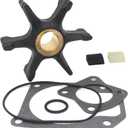 QuickMarine 0396725 Boat Water Pump Impeller Service Kit for Johnson Evinrude 40-75 HP Outboard Motors replaces 396725 Sierra 18-3053 Marine Engine