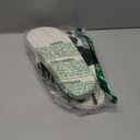 JaGely 2 Pairs Christmas Cat Paw Slippers and Fuzzy Striped Socks for Women Men Cute Plush Cat Feet Slippers Socks Gifts (9-10, Black)