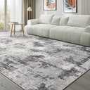 Washable 7x9 Area Rugs for Living Room: Abstract Modern Home Decor Rug