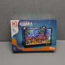 Fish Tank Building Sets,725 Pcs Lighting Aquarium Building Kits for Adults and Kids,STEM Creative Aquarium Toy with Ocean Jellyfish,Fish,Crab,Animal,Educational Gift for Boys Girls Age 8-14+