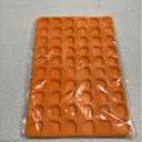 Halloween Pumpkin Candy Mold, Pumpkin Silicone Mold with 60 Mini Pumpkin Cavity, Reusable Halloween Ice Molds Baking Molds for DIY Making Candy, Fondant, Chocolate, Jelly, Cookies with Baking Scraper