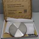 KES Toilet Paper Holder Stand 26" H (Taller Version), Free Standing Toilet Paper Roll Holder with Weighted Base for Bathroom, Rustproof SUS304 Stainless Steel Brushed Finish, BPH283S66-2