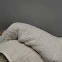 H.VERSAILTEX Plush Chenille Dog Bed Cover Thick Soft Sofa Cover for 3 Cushion Couch Anti Slip Couch Cover Furniture Protector for Dog, Pet, Cat (35" x 82", Ivory)