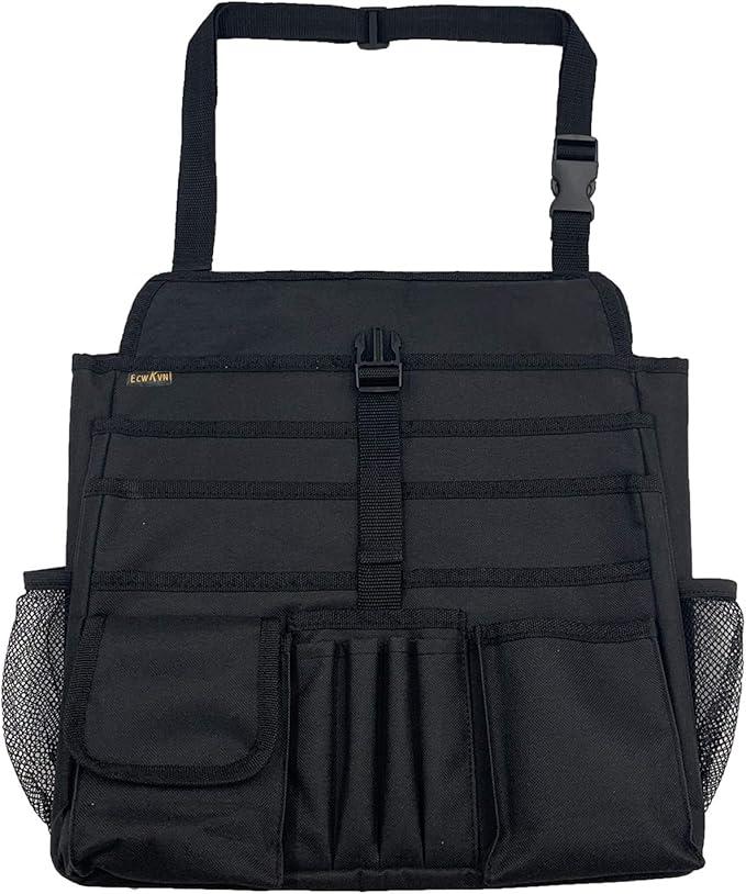 Car Front Seat Organizer, Back Seat Storage with Adjustable Straps Truck Seat Organizers for Delivery Drive, Office File, Passenger Seat