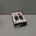 Gravity Electric Grinder set of 2,Automatic Pepper and Salt Mill Grinder with Blue LED LIGHT,Electric Pepper Mill with Adjustable Coarseness,Refillable,salt and pepper shaker,pepper grinder (Black)