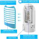6 Pack Plug in Bug Zapper,Electronic Mosquito Zapper Indoor Bug Zapper Plug in for Flying Insect Automatic Mosquito Trap Mosquito Light