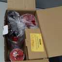 Geedel Rotary Cheese Grater, Kitchen Mandoline Vegetable Slicer with 3 Interchangeable Blades, Easy to Clean Grater for Fruit, Vegetables, Nuts (Red)