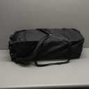 5-in-1 Baby Bassinet Bedside Sleeper with Swing Tube Converts to Cradle, Baby Crib with Mattress, Detachable Diaper Changer, Mosquito Net and Toy - Black