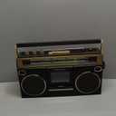 Ion Audio 1980S-Style Portable Bluetooth Boombox AM/FM Radio Cassette Player Recorder, VU Meters, USB Recording, Dual Full-Range High Bass Speakers (Gold Edition)