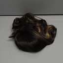 AISI HAIR Long Wavy Dark Brown with Blonde Highlight Lace Hairline Wigs for WomenMiddle Part Synthetic Heat Resistant Wig for Daily Party-26 Inch