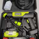Cordless Pressure Washer & Single Port Charger Base, Portable Car Bottle, Home Cleaning & Garden Watering