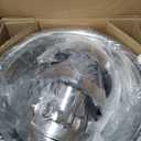 4X 16 inches Stainless Steel Dually Wheel Simulators, 8 Lug 4 Hand Hole Hubcaps Cover Fit for for 74-00 Chevy GMC 3500, 74-98 Ford F350, 08-21 Ford E350/E450 Van, 74-99 Dodge Ram 3500 608FV