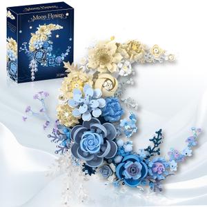 Flower Building Set B..Gift for Her and Him