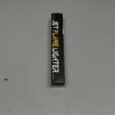 Torch Lighter, Refillable Butane Windproof Jet Lighter with Safety Lock & Adjustable Flame for Cooking, Camping, BBQ, Baking, Kitchen, Outdoor (No Gas Included) - Black