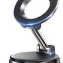 2026 Upgraded Vacuum Magnetic Car Phone Holder, 85LBS Strongest Suction & 2600gf Magnetic for Magsafe Car Mount, 360° Adjustable Foldable Cell Phone Holders for Your Car for iPhone 17 Pro Max 16 15