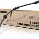 A-Premium Front Driver or Passenger Brake Hydraulic Hose Compatible with Audi Models - RS4 2007-2008, RS6 2003-2004 - Replace# 8E0611707H