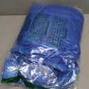 SATINIOR 24 Pack Waterproof Disposable Rain Poncho Sets Include 12 Rain Disposable Poncho and 12 Pairs Shoe Boot Covers for Adults Women Men(Blue)