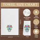 Chinoiserie Hydrangea Bathroom Hand Towels, Grandmillennial Floral Dish Tea Towels for Kitchen Decor, Vintage Hydrangea Flower Hand Towel for Bathroom Decor, 16x24 Inch