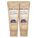 Jergens Natural Glow +Firming Self Tanner Body Lotion, Fair to Medium Skin Tone, Sunless Tanning Moisturizer with Collagen and Elastin. Helps to Visibly Reduce Cellulite, 7.5 Fl Oz (Pack of 2)
