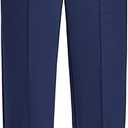 AFITNE Women’s High Waisted Dress Casual Pants Stretchy Pull On Work Business Slacks Comfy Office Trousers with Pockets, Size L