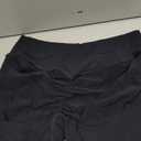 AUROLA Influence Collection Workout Shorts for Women, No Roll Up New Scrunch SeamlessGym Short-3.5" Inseam, Black, L