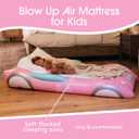 Barbie & FUNBOY Kids Sleepover Travel Bed & Air Mattress. Perfect for Sleepovers. Includes Carrying Storage Bag, Twin