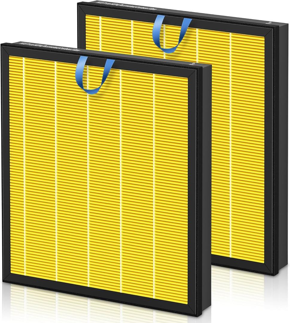 Vital 100S Pet Care Replacement Filter for LEVOIT Vital 100S and Vital 100S-P Air Purifier, High-Efficiency Activated Carbon Filter, Vital 100S-RF-PA, LRF-V102-YUS, 1 Pack, Yellow