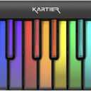 Kartier Piano MIDI Keyboard, Includes 1,000+ Famous Sounds/Presets, LED Light-Up Keys, Bluetooth & Wired Connection, IOS/Android & Desktop App Included