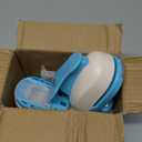 BearBoss 5 Square Paper Punch Set, Different Sizes, Scrapbooking Crafting Tool, Classic White