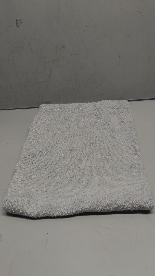 14" X 36" Light Gray 100% Cotton Zippered Pillow
