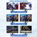 USB 3.0 KVM Switch - 4 Computers, 2 HDMI Monitors, 4K@60Hz, EDID Support, Audio & 3 USB 3.0 Ports