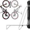 Steadyrack Bike Rack for Mountain Bikes - The Original Wall Mounted Vertical Bike Storage - Fits Wide Tires - Space Saving Pivot Design - Heavy-Duty Steel Rack for Indoor Garage, Apartment or Home Use