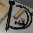 ZUPETCO Cat Desk Bed - with Attachable Scratching Post, 360 Rotating & Adjustable Cat Hammock Mount, Pet Nest for Home Office