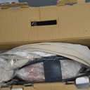 Baby Swing for Infants to Toddler Portable Babies Swing Timing Function 5 Swing Speeds Bluetooth Touch Screen Music Speaker with 10 Preset Lullabies 5-Point Carabiner (Ivory White)