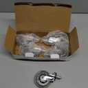 RidRed Office Chair Wheels - Replacement Rubber Wheels - Universal Fit 3 Inch Casters, Heavy-Duty Chair Casters, Noise Free, Fits 98% Chair, for All Floor (5) (Transparent)