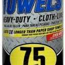 Intex Supply 269273 Blue Cloth-Like Shop Towels - 75 Count