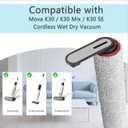2 x Replacement parts for Mova K30 / K30 Mix / K30 SE robot vacuum cleaners 2 Roller Brush 1 Cleaning Brush 2 HEPA Filter (5 pack)