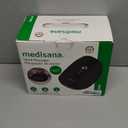 Medisana Hand Massager with Heat and Compression, Cordless Hand Massager for Arthritis and Carpal Tunnel Relief, Knuckle Stretching Massage, Birthday Christmas Gifts for Men Women Dad Mom-Black