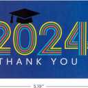 Hallmark Graduation Thank You Cards Bulk, Class of 2024, Retro Blue (40 Thank You Notes with Envelopes)