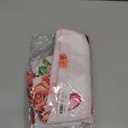 Round Valentines Tablecloth, Valentines Day Tablecloths Round 52 Inch, Valentine Gnomes Table Cloth with Love Hearts and Roses Pink Plaid Holiday Circle Table Cover Decor for Dining Room Indoor (Valetines-2024)