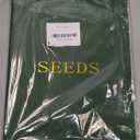 Seed Storage Organizer Binder, 3 Ring Seed Packet Organizer with 100 Pockets(25 Pack Clear Sheet Protectors), Garden Seed Holder Book for Envelopes, Seed Saving Keeper, Green