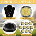 Highergo 10 Pcs Basketball Softball Baseball MVP Dancer Champion Trophy Ring with Display Stand Star Football Soccer Volleyball Golf Cheerleading Bowling Track Field