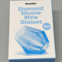 Wine2Go Diamond Silicone Glasses 9oz