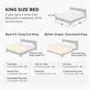 Bedsure Duvet Insert King Size - Lightweight Comforter, Quilted Cooling Duvet Insert, Down Alternative Summer Comforter with 8 Tabs, Ultra Soft Blanket, Striped, King, White, 90x102 inches