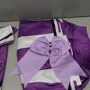 GRAJTCIN Cheerleader Costume for Women Cheerleading Outfit School Cheer Uniform Adult Halloween Party Dress up (Medium, Purple)