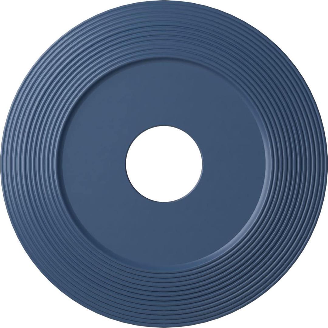 16 1/8"OD x 3 5/8"ID x 1"P Adonis Ceiling Medallion (Fits Canopies up to 10 1/4"), Hand-Painted Americana